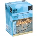 LUCA LIGHTING girlianda, 480 LED, IP44, 36 m