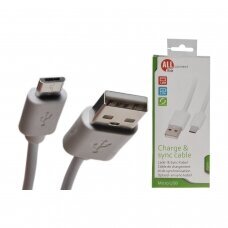 ALL RIDE CONNECT USB A - Micro USB  įkrovimo ir duomenų perdavimo laidas, 1,2 m