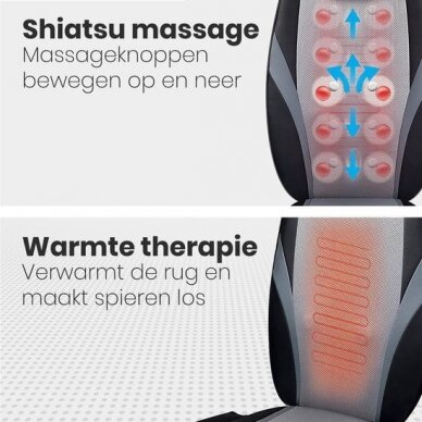 Auronic masažinė Shiatsu sėdynė 2