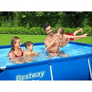 BESTWAY STEEL PRO karkasinis baseinas, be filtro, 259 x 170 x 61 cm, 2300 l 4