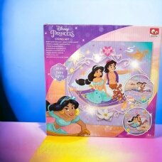 "Disney Princess string art" kūrybinis rinkinys su LED lemputėmis