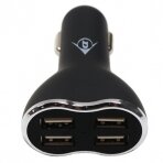 DUNLOP automobilinis įkroviklis 4 x USB, 4,8A