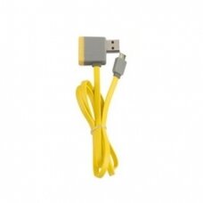 DUNLOP USB - Apple Lightning įkrovimo ir duomenų perdavimo laidas, 1 m, geltonas