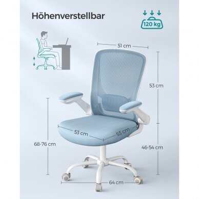 Ergonominė biuro kėdė 4