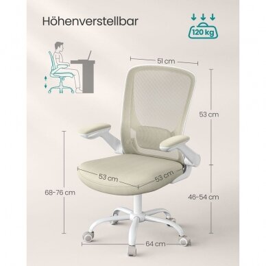 Ergonominė biuro kėdė 7