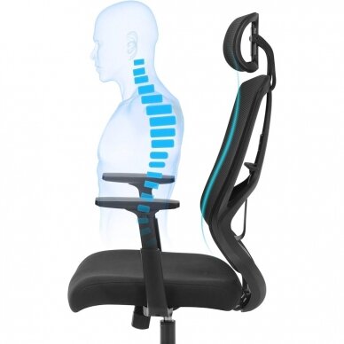 Ergonominė biuro kėdė 4