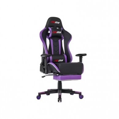 Gaming juoda - violetinė biuro kėdė