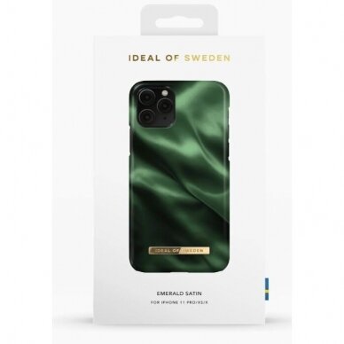 iDeal OF SWEDEN iPhone 11 PRO/XS/X telefono dėklas, "Emerald Satin" 4