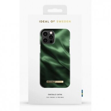 iDeal OF SWEDEN iPhone 12 PRO MAX telefono dėklas, "Emerald Satin" 4