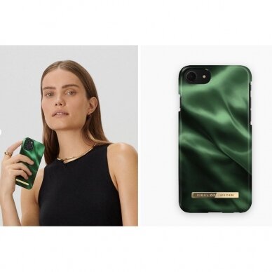 iDeal OF SWEDEN iPhone 8/7/6/6S telefono dėklas, "Emerald Satin" 3