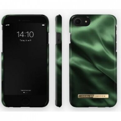 iDeal OF SWEDEN iPhone 8/7/6/6S telefono dėklas, "Emerald Satin" 2