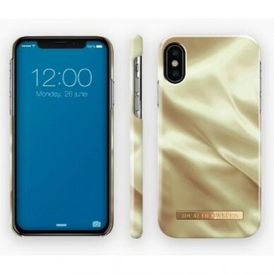 iDeal OF SWEDEN iPhone X/XS telefono dėklas, "Honey Satin" 2