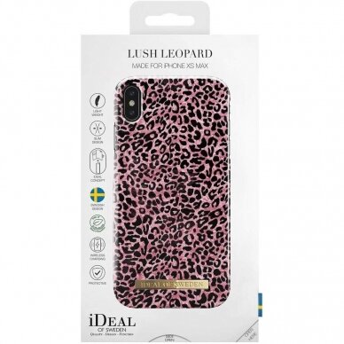 iDeal of SWEDEN iPhone X/XS telefono dėklas, "Lush Leopard" 4