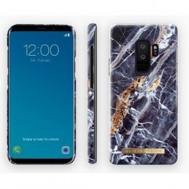 iDeal OF SWEDEN Samsung Galaxy S9+ telefono dėklas, "Midnight Blue Marble" 2