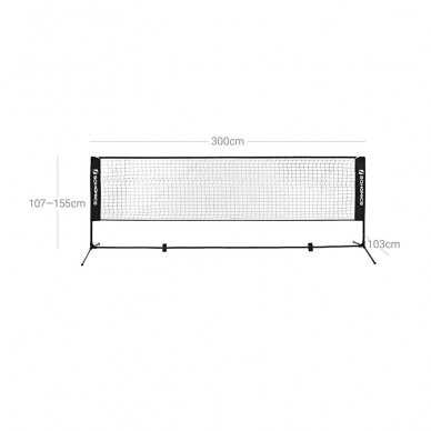 Lauko badmintono tinklas, 3 m 4