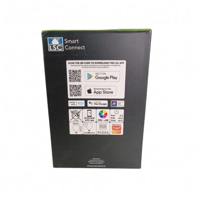 LSC Smart Connect išmanioji WiFi LED RGB lemputė, 4,9W, 240 lm, E27 2