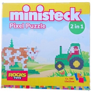 Ministek Pixel Puzzle mozaika, 2 in 1