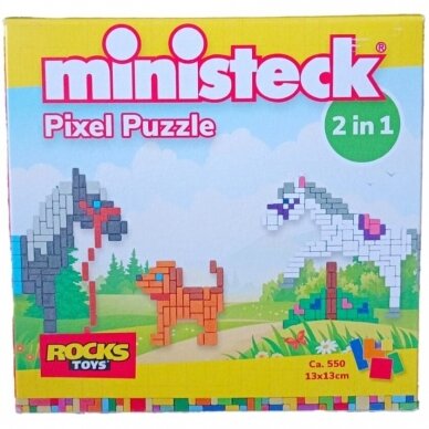 Ministek Pixel Puzzle mozaika, 2 in 1