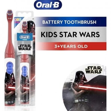 Oral-B STAR WARS vaikiškas elektrinis dantų šepetėlis