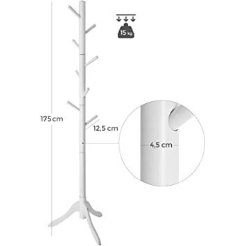 Pastatoma medinė drabužių kabykla 4