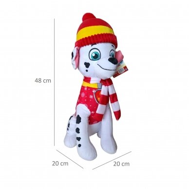 PAW PATROL pliušinis šuo - gaisrininkas 4