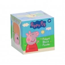 "Peppa Pig" dėlionė - lavinantis kubas