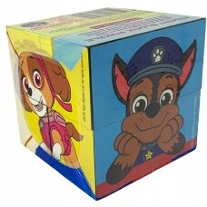 "Paw Patrol" dėlionė - lavinantis kubas