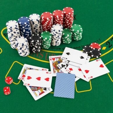 "Pokerio" žaidimo rinkinys su 500 žetonų 3