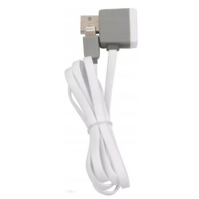 DUNLOP USB - Apple Lightning įkrovimo ir duomenų perdavimo laidas, 1 m, baltas 1