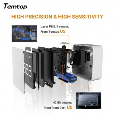 TEMTOP M10i oro kokybės matuoklis 4