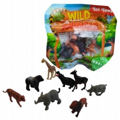 TOI-TOYS Gyvūnų figūrėlių rinkinys  WILD ANIMALS