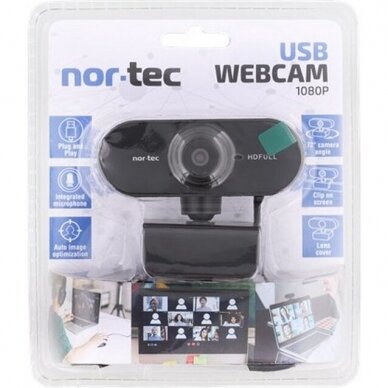 NORTEC USB WEB kamera kompiuteriui 1