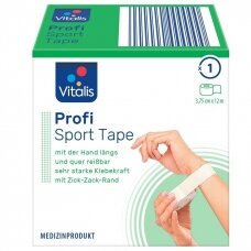 VITALIS Profi Sport Tape kineziologinis teipas - juosta, 3,75 x 12 m