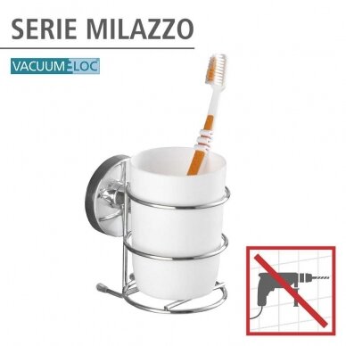 Vacuum-Loc® sieninis dantų šepetėlių laikiklis