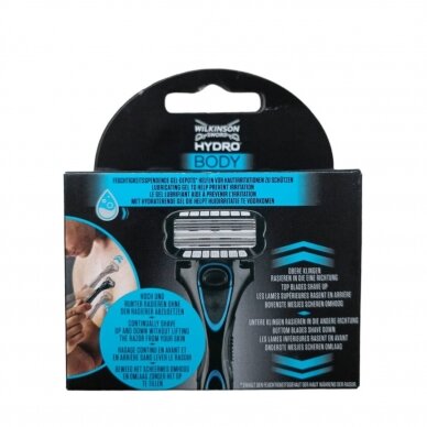 Wilkinson Sword HYDRO BODY skutimosi peiliukai, 3 vnt 2