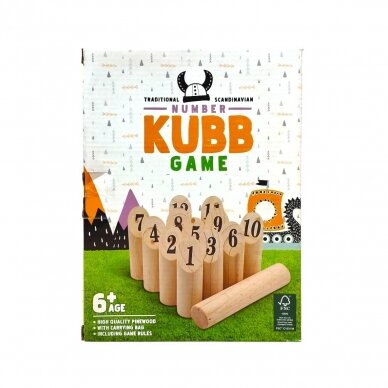 Žaidimas "Number KUBB"